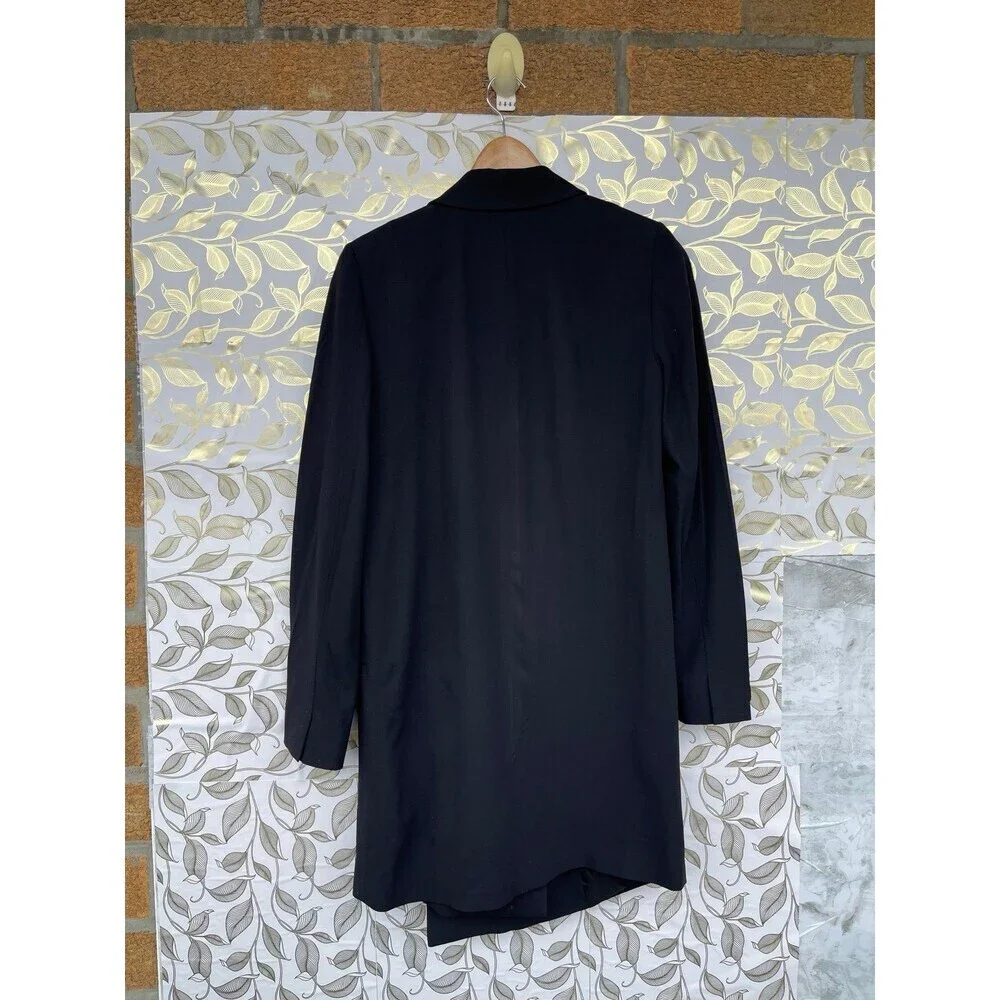AllSaints Verne Draped Blazer Dress - Avant Garde Asymmetric - Black EU 36